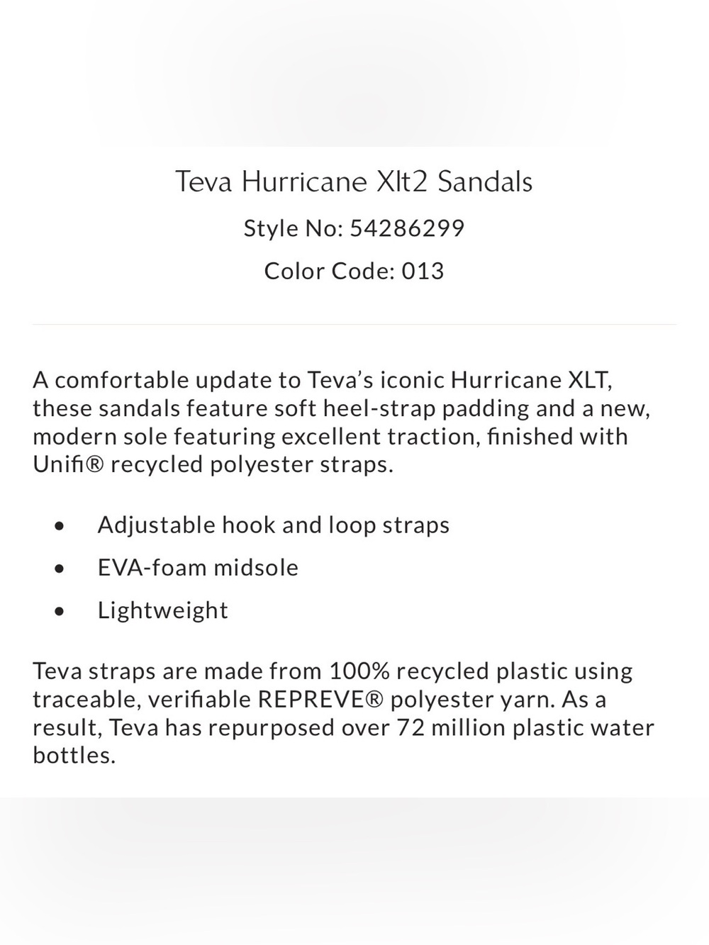 Teva hurricane XLT2 sandals in sesame tan/cream - Picture 3 of 6